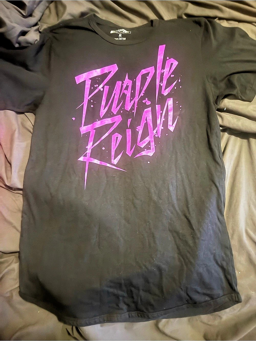 Black & Pink Graphic Short Sleeve Tee